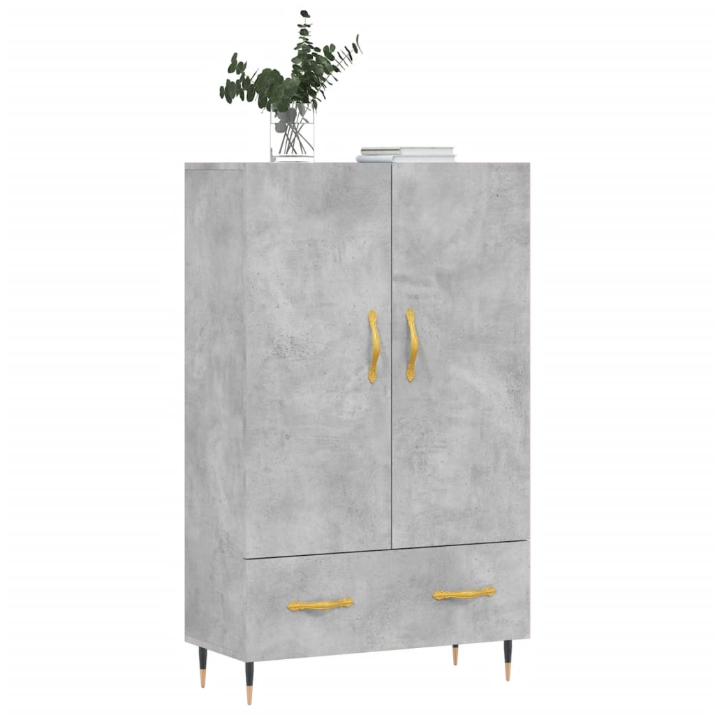 Credenza Grigio Cemento 69,5x31x115 cm in Legno Multistrato - homemem39