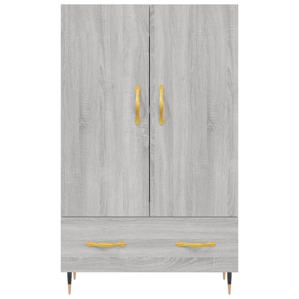 Credenza Grigio Sonoma 69,5x31x115 cm in Legno Multistrato - homemem39