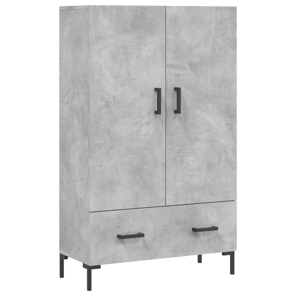 Credenza Grigio Cemento 69,5x31x115 cm in Legno Multistrato - homemem39
