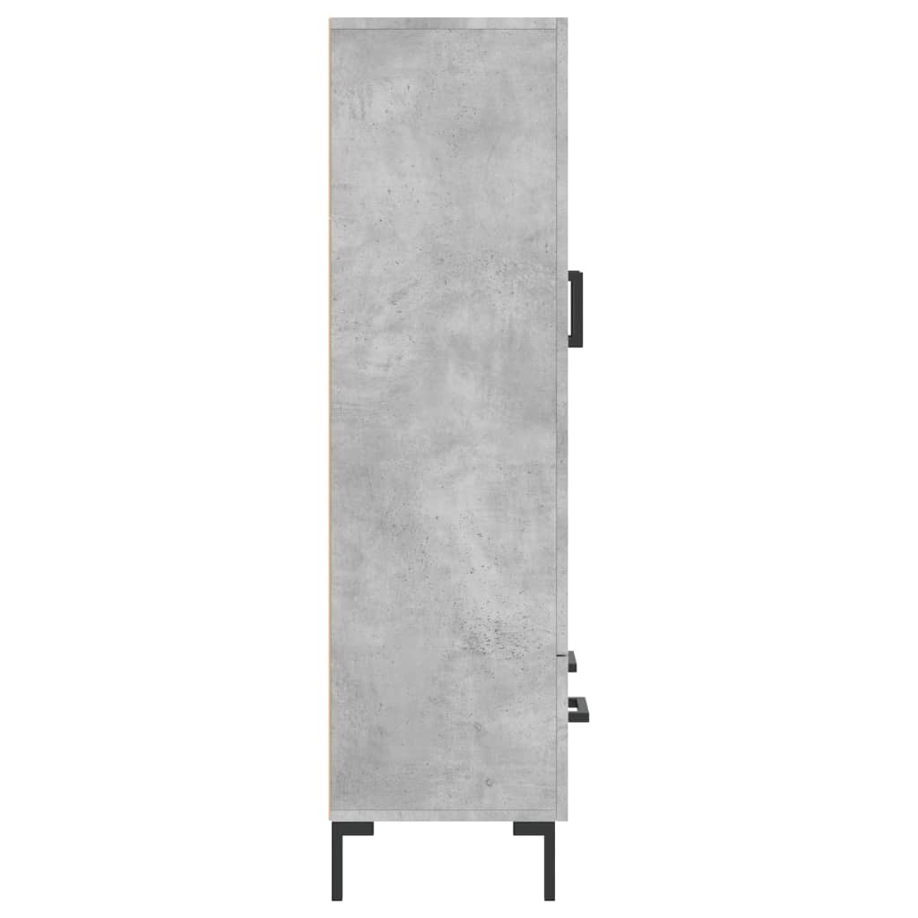 Credenza Grigio Cemento 69,5x31x115 cm in Legno Multistrato - homemem39