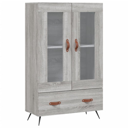 Credenza Grigio Sonoma 69,5x31x115 cm in Legno Multistrato - homemem39