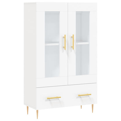 Credenza Bianca 69,5x31x115 cm in Legno Multistrato
