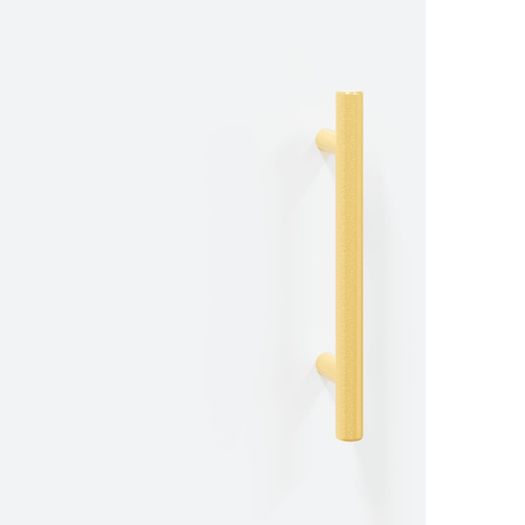 Credenza Bianca 69,5x31x115 cm in Legno Multistrato