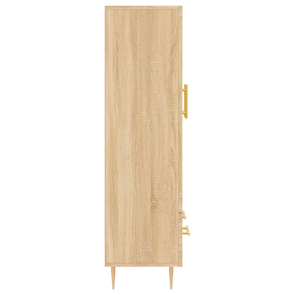 Credenza Rovere Sonoma 69,5x31x115 cm in Legno Multistrato