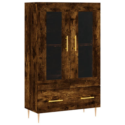 Credenza Rovere Fumo 69,5x31x115 cm in Legno Multistrato