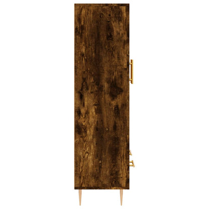 Credenza Rovere Fumo 69,5x31x115 cm in Legno Multistrato