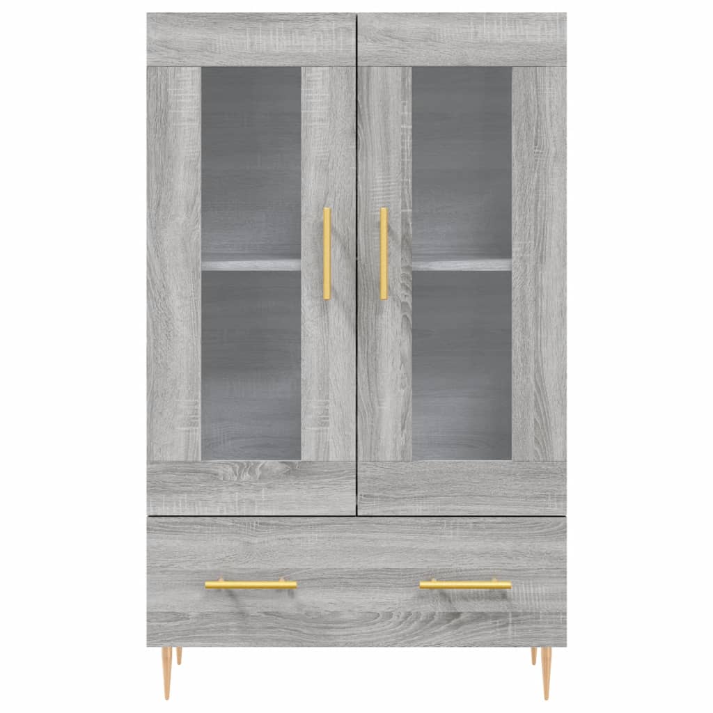 Credenza Grigio Sonoma 69,5x31x115 cm in Legno Multistrato - homemem39