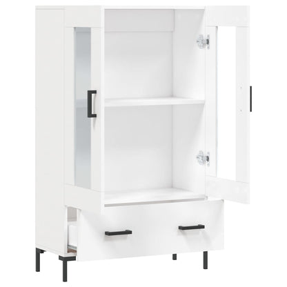 Credenza Bianca 69,5x31x115 cm in Legno Multistrato - homemem39