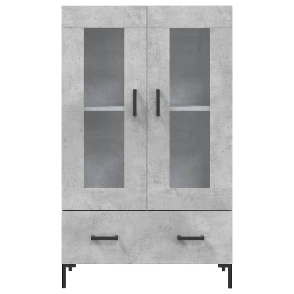 Credenza Grigio Cemento 69,5x31x115 cm in Legno Multistrato - homemem39