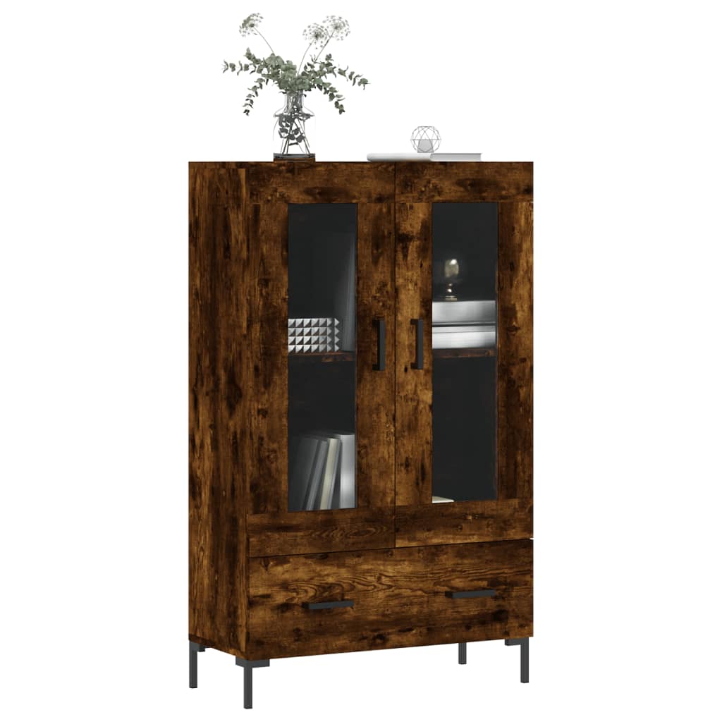 Credenza Rovere Fumo 69,5x31x115 cm in Legno Multistrato | homemem39