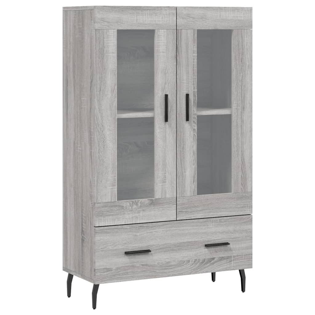 Credenza Grigio Sonoma 69,5x31x115 cm in Legno Multistrato - homemem39