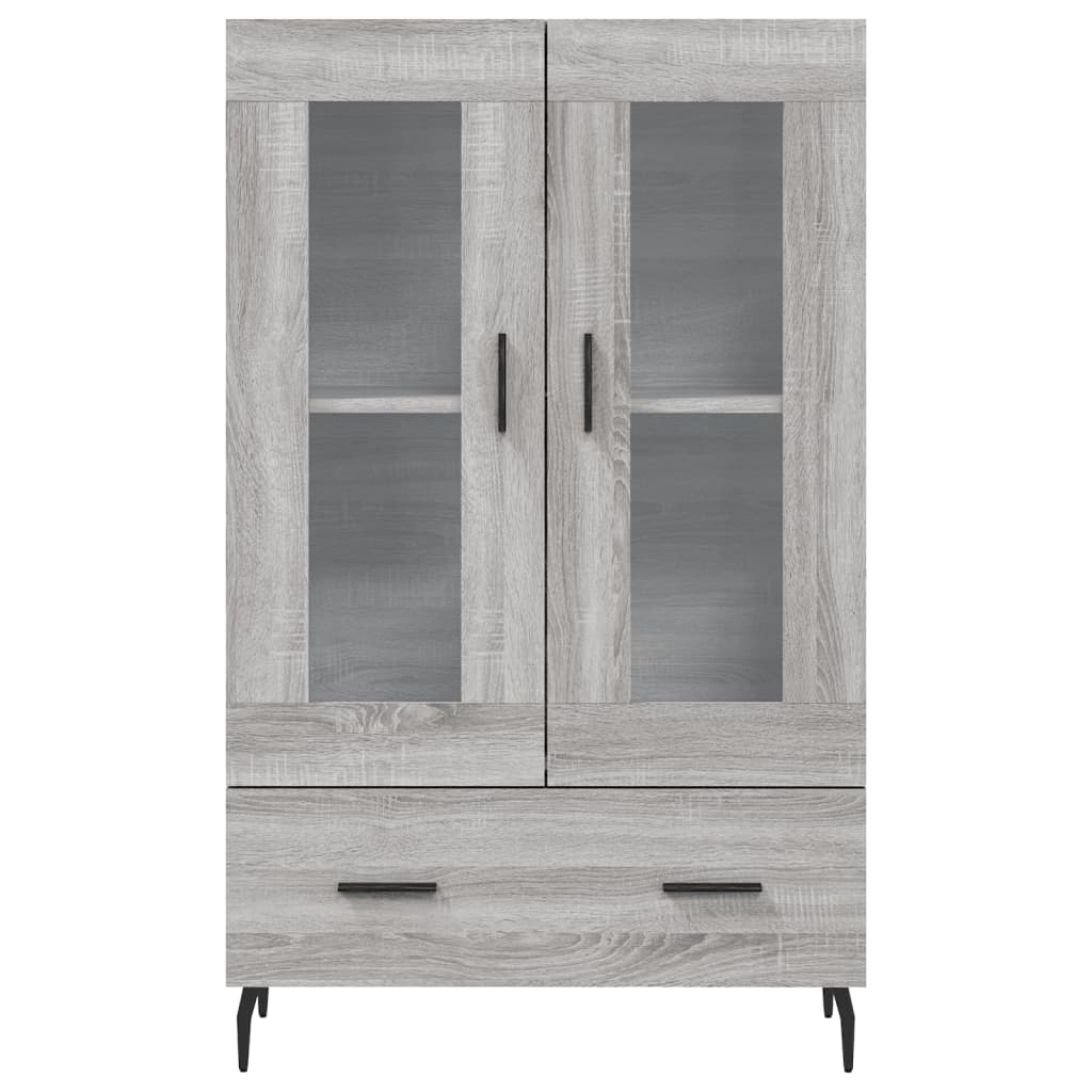 Credenza Grigio Sonoma 69,5x31x115 cm in Legno Multistrato | homemem39