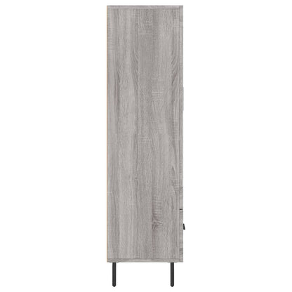 Credenza Grigio Sonoma 69,5x31x115 cm in Legno Multistrato
