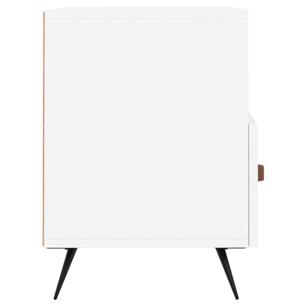 Mobile Porta TV Bianco 80x36x50 cm in Legno Multistrato - homemem39