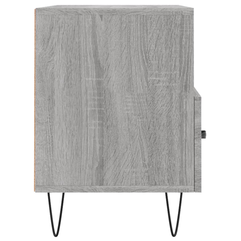 Mobile Porta TV Grigio Sonoma 80x36x50 cm in Legno Multistrato - homemem39