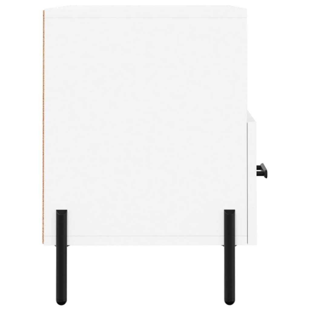 Mobile Porta TV Bianco 80x36x50 cm in Legno Multistrato - homemem39