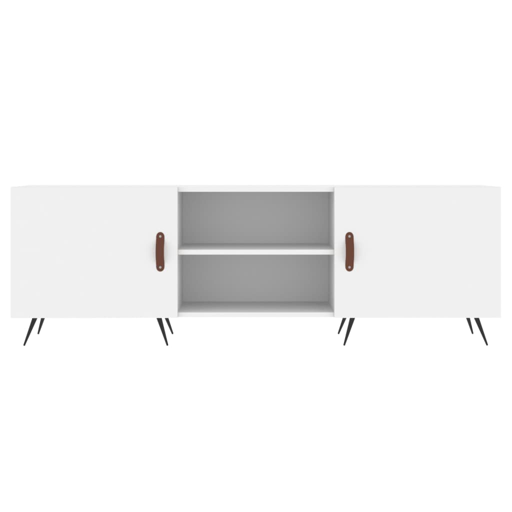 Mobile Porta TV Bianco 150x30x50 cm in Legno Multistrato