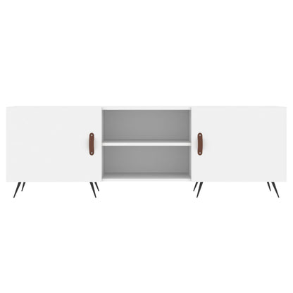 Mobile Porta TV Bianco 150x30x50 cm in Legno Multistrato