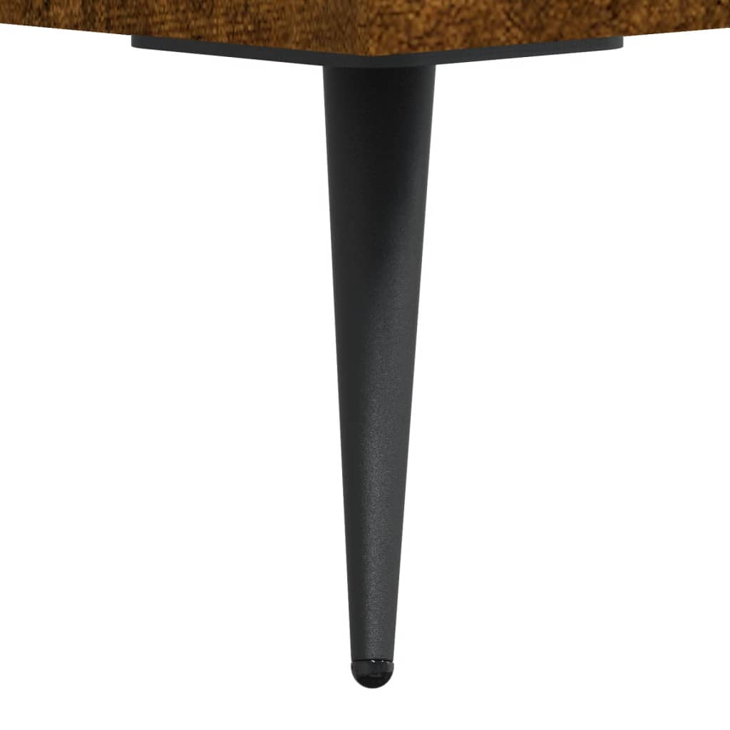 Mobile Porta TV Rovere Fumo 150x30x50 cm in Legno Multistrato | homemem39