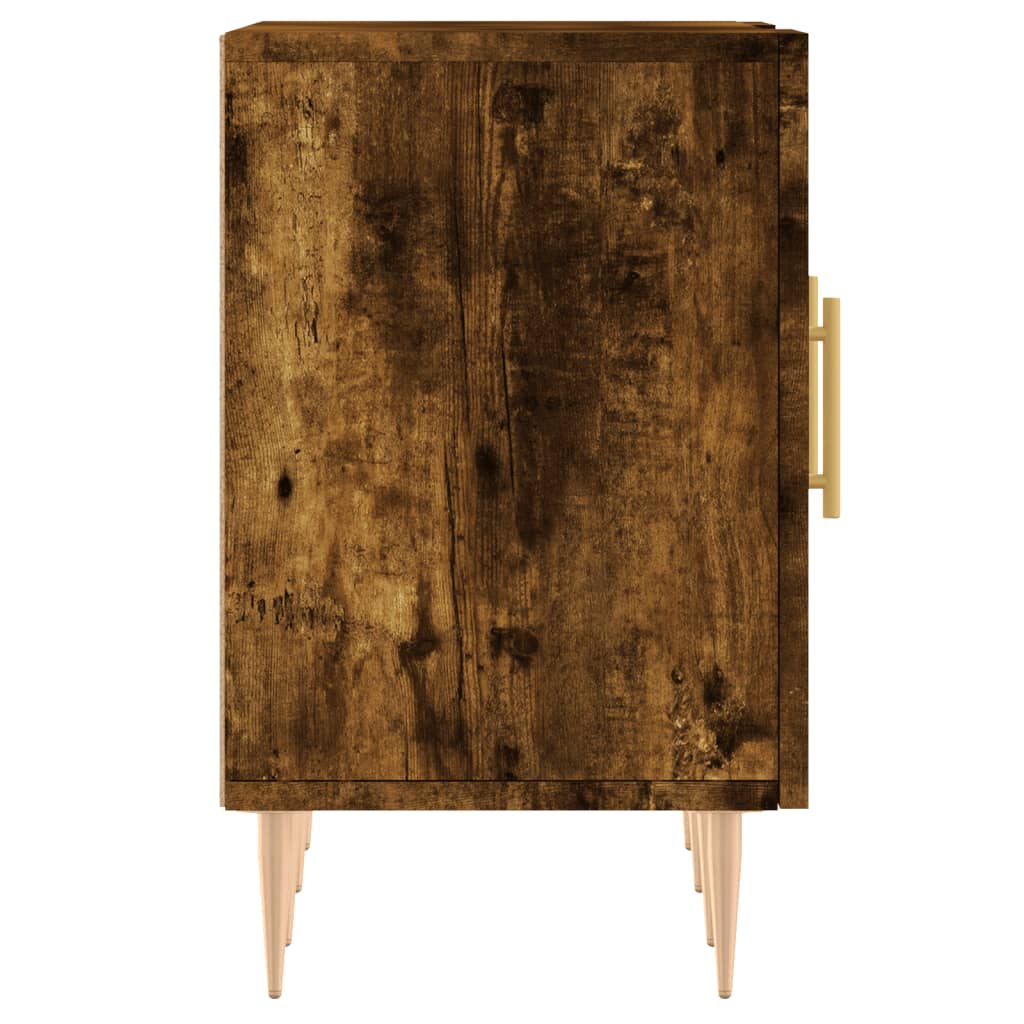 Mobile Porta TV Rovere Fumo 150x30x50 cm in Legno Multistrato