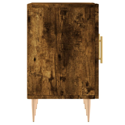 Mobile Porta TV Rovere Fumo 150x30x50 cm in Legno Multistrato