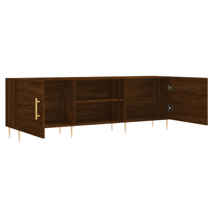 TV-Schrank aus brauner Eiche, 150 x 30 x 50 cm, aus Mehrschichtholz