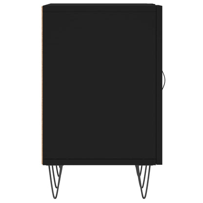 Mobile Porta TV Nero 150x30x50 cm in Legno Multistrato - homemem39