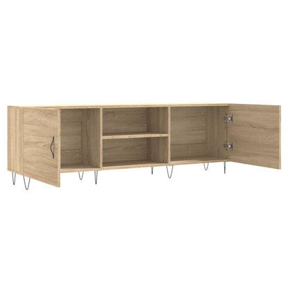 Mobile Porta TV Rovere Sonoma 150x30x50 cm in Legno Multistrato - homemem39