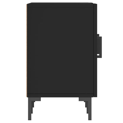 Mobile Porta TV Nero 150x30x50 cm in Legno Multistrato