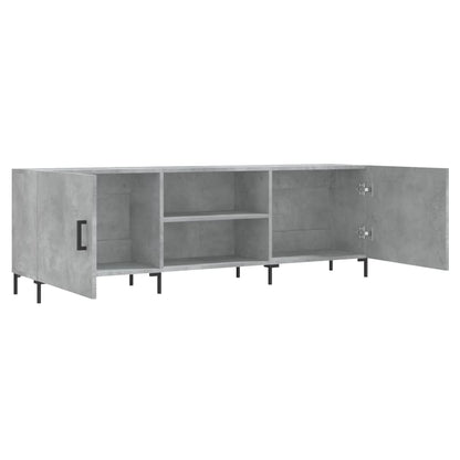 Mobile Porta TV Grigio Cemento 150x30x50cm in Legno Multistrato - homemem39