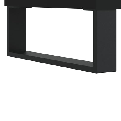 Mobile Porta TV Nero 150x30x50 cm in Legno Multistrato