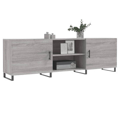 Mobile Porta TV Grigio Sonoma 150x30x50 cm in Legno Multistrato