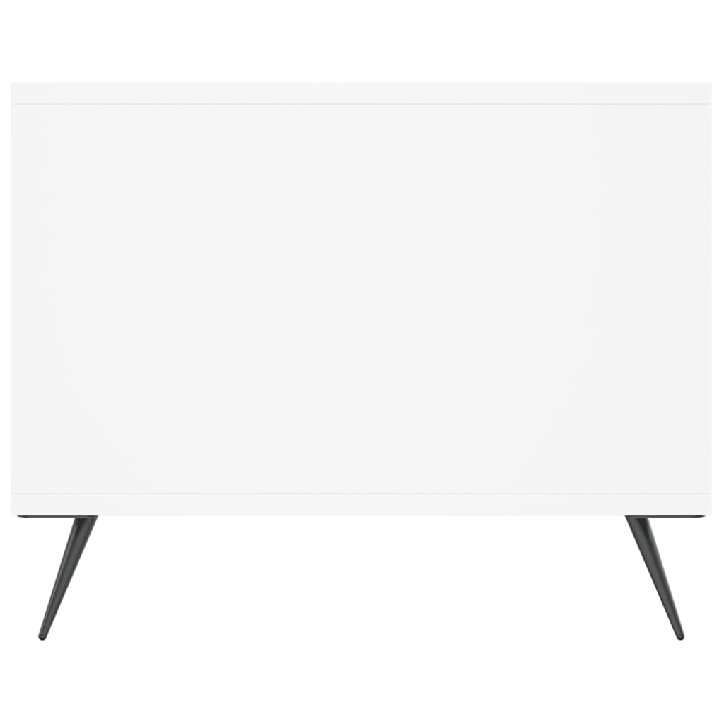 Tavolino da Salotto Bianco 102x50x40 cm in Legno Multistrato | homemem39