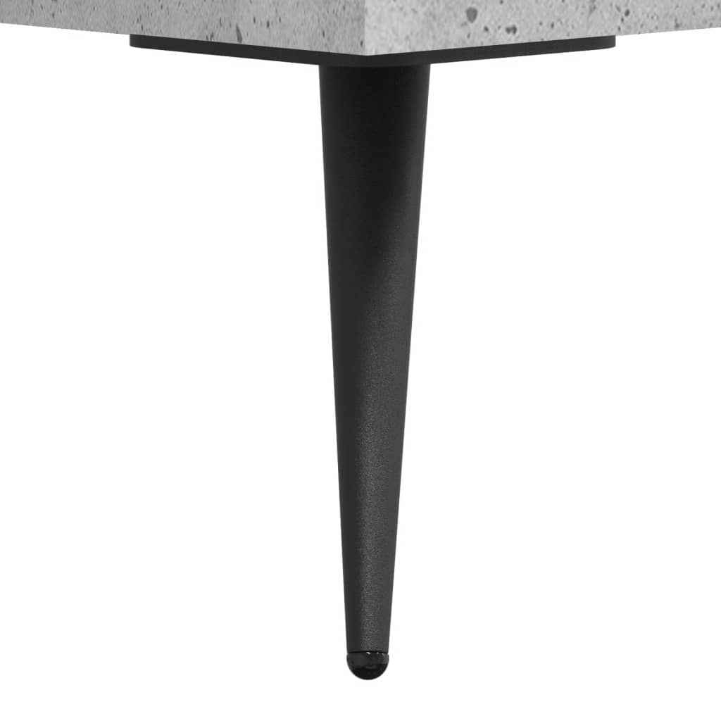 Tavolino Salotto Grigio Cemento 102x50x40 cm Legno Multistrato | homemem39