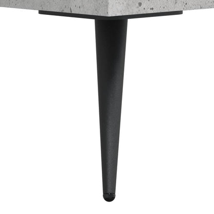 Tavolino Salotto Grigio Cemento 102x50x40 cm Legno Multistrato | homemem39