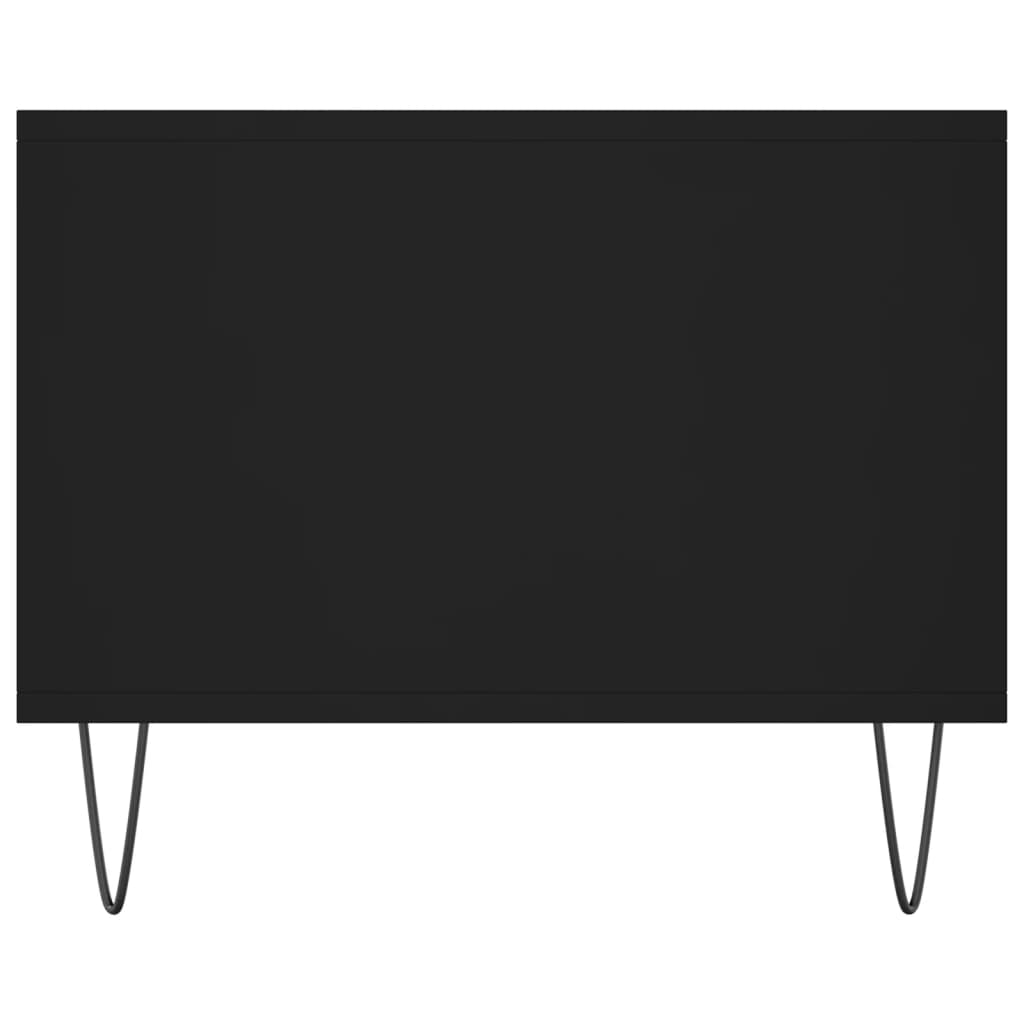 Tavolino da Salotto Nero 102x50x40 cm in Legno Multistrato | homemem39