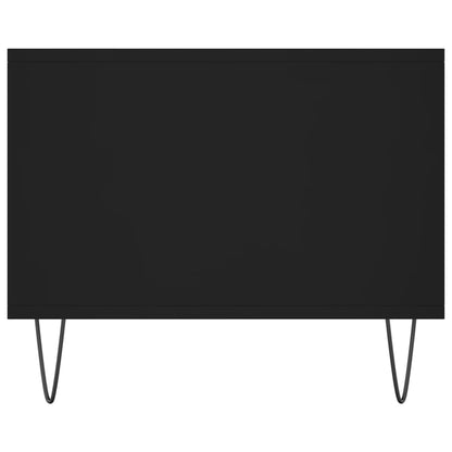 Tavolino da Salotto Nero 102x50x40 cm in Legno Multistrato | homemem39