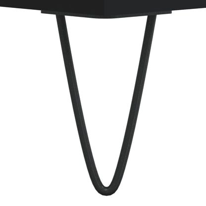Tavolino da Salotto Nero 102x50x40 cm in Legno Multistrato | homemem39