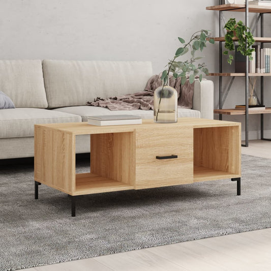 Tavolino da Salotto Rovere Sonoma 102x50x40cm Legno Multistrato | homemem39