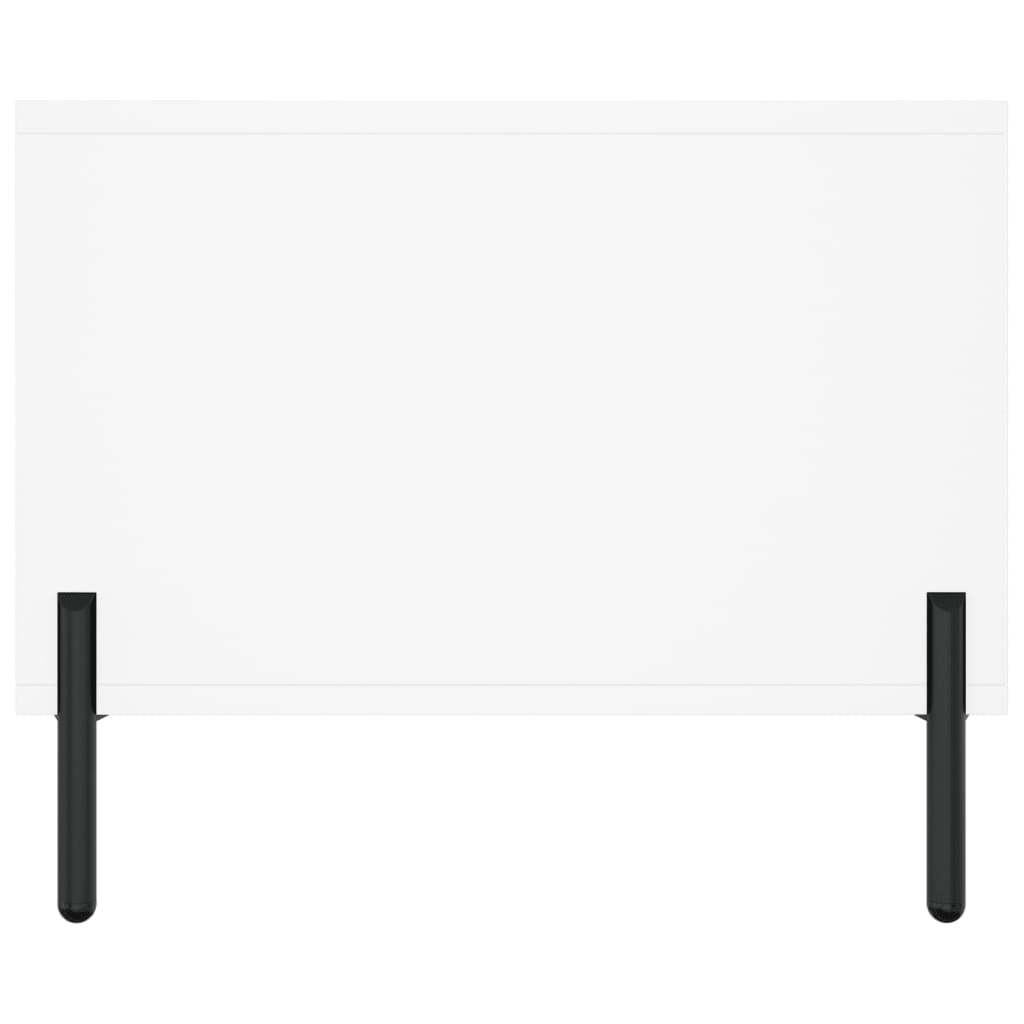 Tavolino da Salotto Bianco 102x50x40 cm in Legno Multistrato | homemem39
