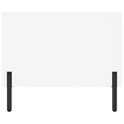 Tavolino da Salotto Bianco 102x50x40 cm in Legno Multistrato | homemem39