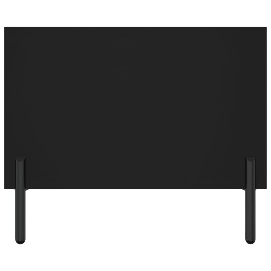 Tavolino da Salotto Nero 102x50x40 cm in Legno Multistrato | homemem39