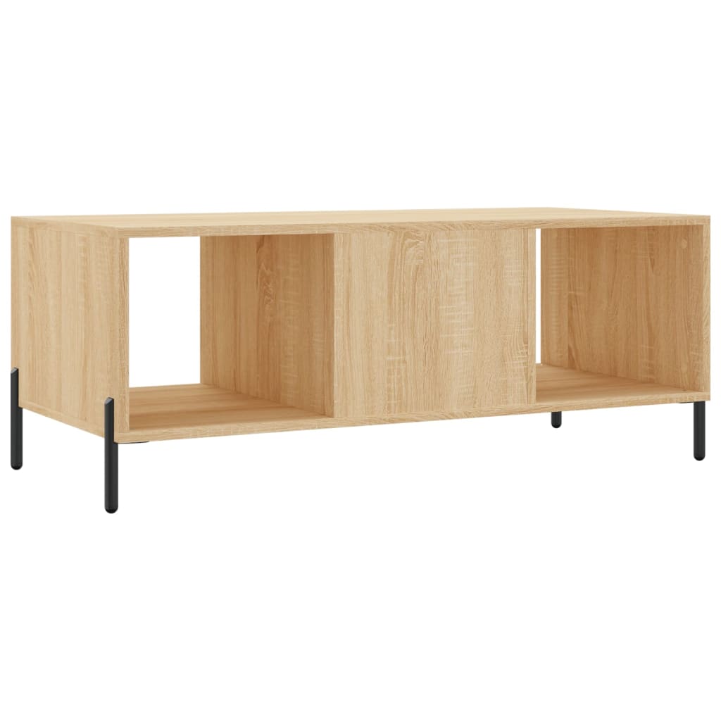 Tavolino da Salotto Rovere Sonoma 102x50x40cm Legno Multistrato | homemem39