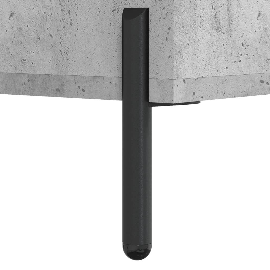 Tavolino Salotto Grigio Cemento 102x50x40 cm Legno Multistrato | homemem39