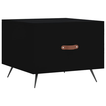 Tavolino da Salotto Nero 50x50x40 cm in Legno Multistrato | homemem39