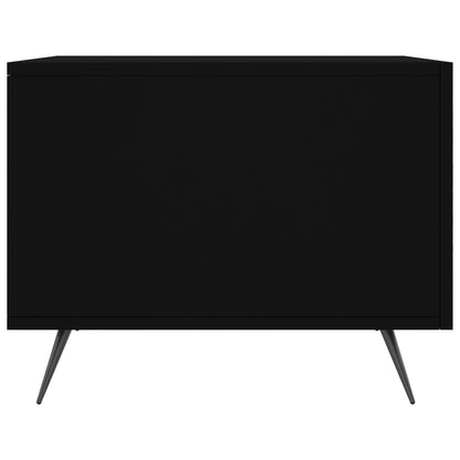 Tavolino da Salotto Nero 50x50x40 cm in Legno Multistrato | homemem39