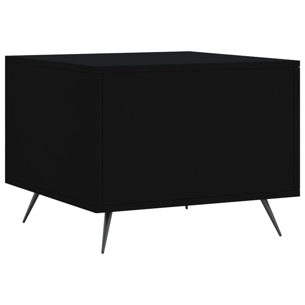 Tavolino da Salotto Nero 50x50x40 cm in Legno Multistrato | homemem39