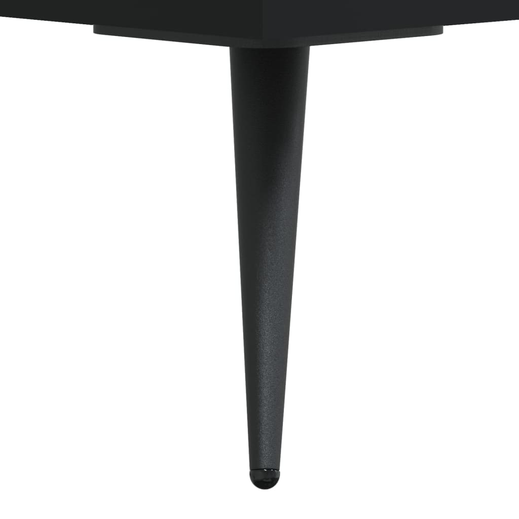 Tavolino da Salotto Nero 50x50x40 cm in Legno Multistrato | homemem39