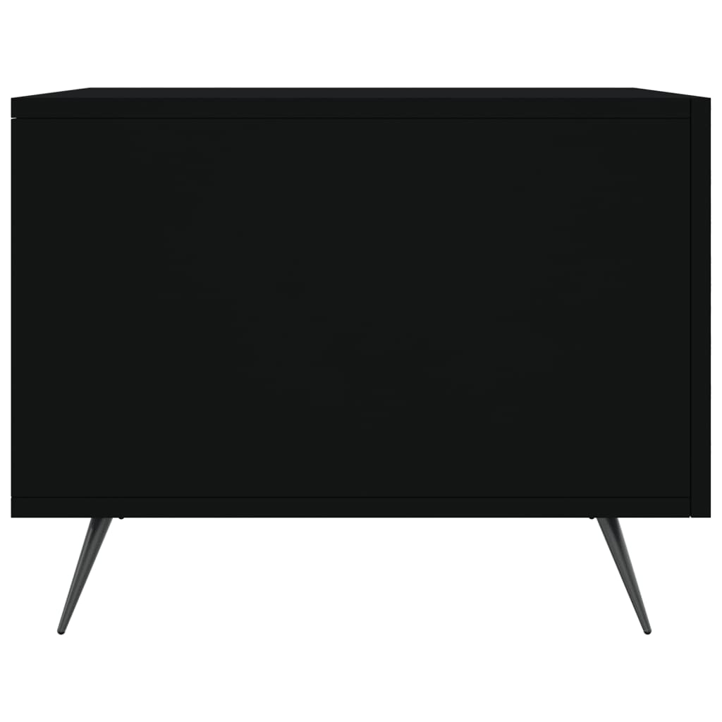 Tavolini da Salotto 2 pz Neri 50x50x40 cm in Legno Multistrato | homemem39