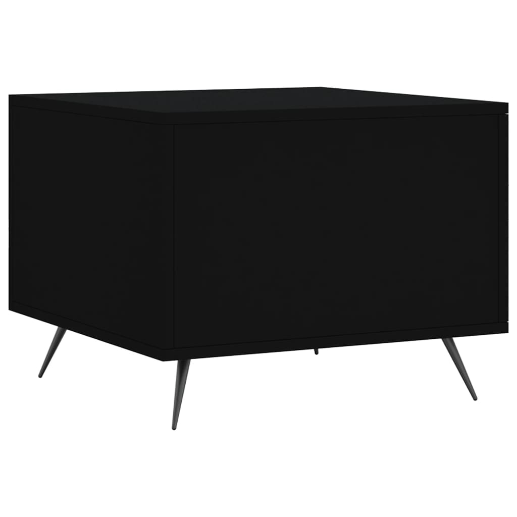 Tavolini da Salotto 2 pz Neri 50x50x40 cm in Legno Multistrato | homemem39